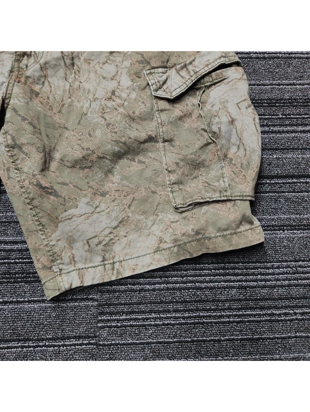 Levi Strauss Signature Men's Camo Cargo Shorts Size 38 Hunting Outdoor Utility